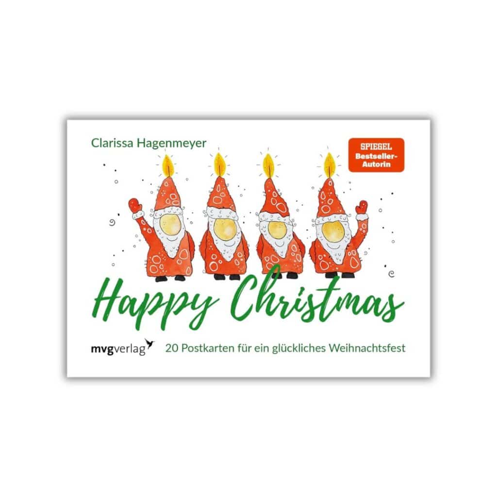 Happy Christmas Postkarten Clarissa Hagenmeyer