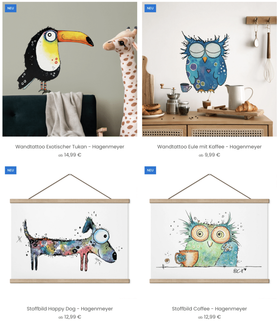 Kunst von Clarissa Hagenmeyer bei wall art